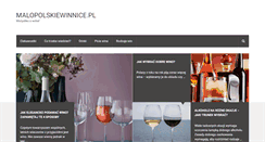 Desktop Screenshot of malopolskiewinnice.pl